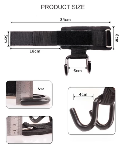 Wholesale OEM Gym Fitness Wrist Weightlifting  Brace Straps Wrist Hooks Grips Wraps support