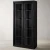 Import Wholesale OEM rustic Living Room furniture vintage solid wood oak glass double door bookcase from China