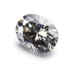 Wholesale  Price Dark Gray Color Moissanite Diamond Oval Shape 5x7mm Moissanite Per Carat  VVS1 loose gemstone