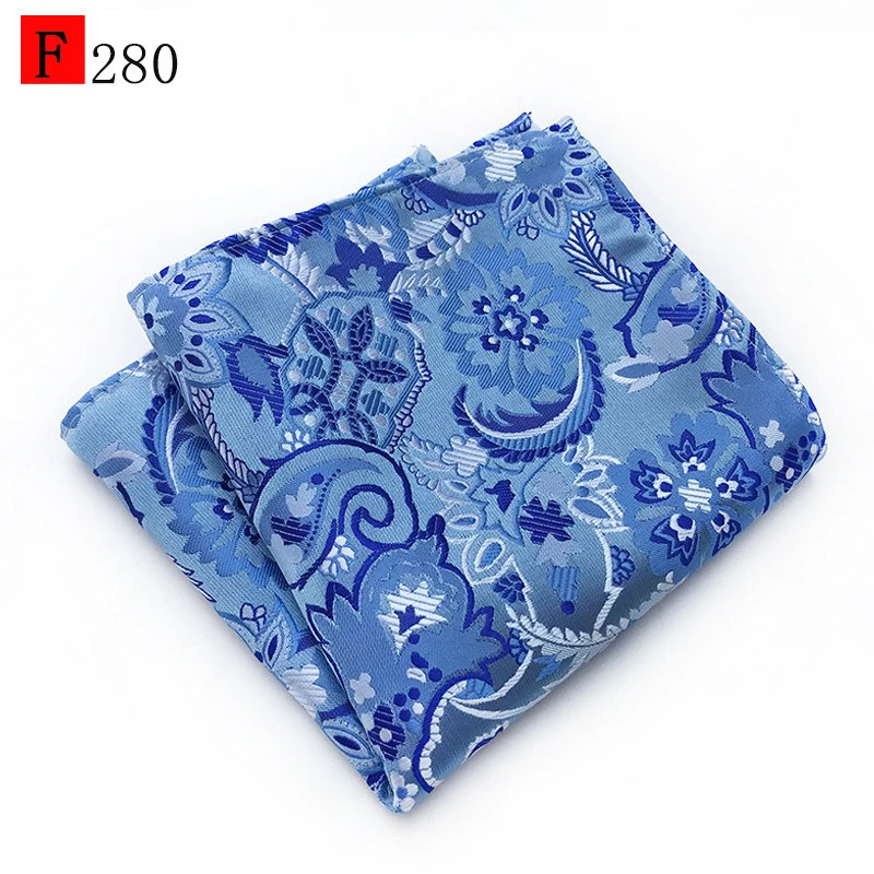 Wholesale prices high quality polyester silk colorful printing suit pocket square handkerchief for men