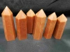 Wholesale Quality Table Decor Gold Sand Stone Points Feng Shui Crafts