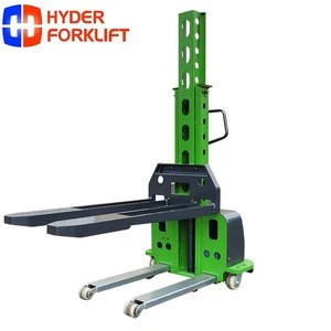 wholesale semi electric self loading stacker competitive 800mm price forklift