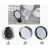 Import Wholesale Small Order Stock Hand In Professional Makeup Cosmetic Folding Oval Makeup Mirror from China