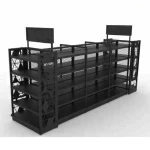 Wholesale Supply Steel Metal Fashion Display Gondola Supermarket Shelves Department Stores Display Shelf