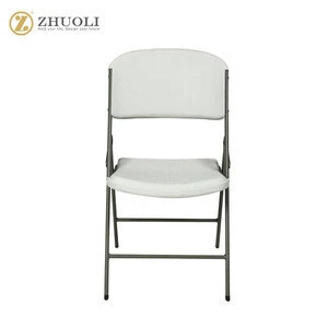 Wholesale wedding party white plastic outdoor portable folding chair