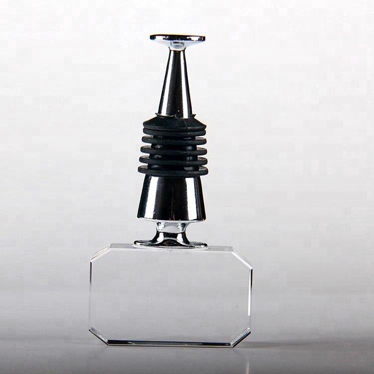 Wholesale wine stopper as crystal crafts