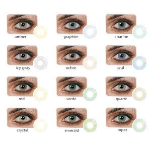 wholesale yearly disposable solotica natural color contact lenses