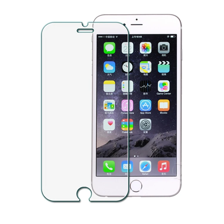 Wholesales High-transparency Tempered Glass Screen Protector for  iPhone 7 &8  Package Logo Customized
