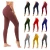 Import Woman Wholesale Custom 92% Polyester 8% Spandex Cheap Good Quality Workout New Mix Colorful Fitness Leggings from China