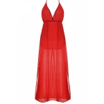 Women Casual Garment Factory In Italy New Design Maxi Dresses With Sleeveless