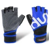 Women Men Sweat Resistant Fitness Workout Gloves Weight Lifting Gym Gloves With Wrist Wrap