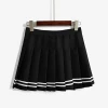Women Pleated Mini High Waist Tennis Skirt