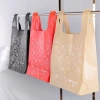 Womens And Mens Wear Exhibition Thickened Supermarket Shopping Bag Color Printing Pattern Non Woven Vest Bag