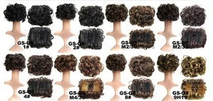 Womens Elastic Net Curly Chignon With Two Plastic Combs Updo Cover Synthetic Hair 100g/pc