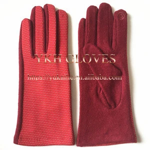 Womens Touchpoint Woolen Gloves With Many Colors