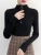Import Womens Turtleneck Pullover Knitted Jumper High Neck Half Zipper Sweater from China
