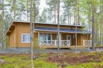 wooden modern prefab log cabin one floor wooden house