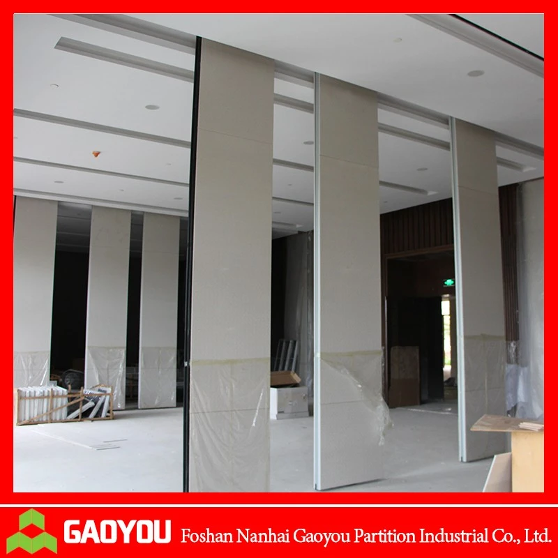 Wooden sliding wall partitions modern design classroom soundproof movable partitions