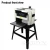 Import Woodworking Portable Type With Planer Carpenter Single-sided Woodworking Planer from China