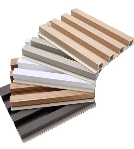 Buy Wpc Wood Interior Decoration Fluted Wall Panels Decorative Wood ...