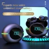 Y80 TWS Wireless Headphones Touch Control LED Display Wireless  Headset  Earbuds