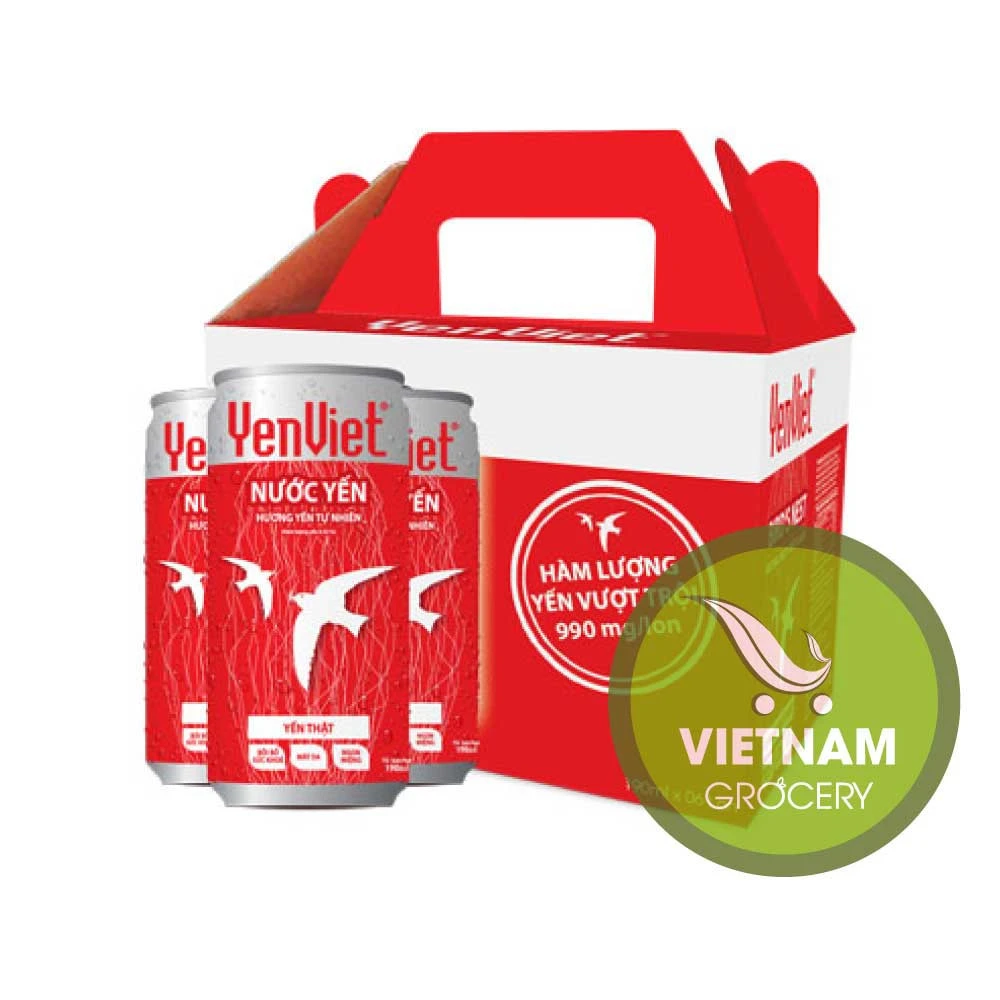 Yen Viet Genuine Bird&#39;s Nest - Natural Bird&#39;s Nest Flavor 190ml Good Price
