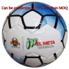 Yiwu market Wholesale price custom logo Size 5 PVC leather promotional cheap deflated soccer ball football