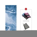 yoga training pilates exercise custom natural rubber yoga mat