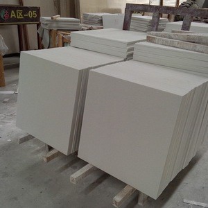 YR0706 low price big slab snow white lightweight artificial stone for villa