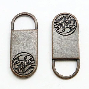 zinc alloy metal zipper puller