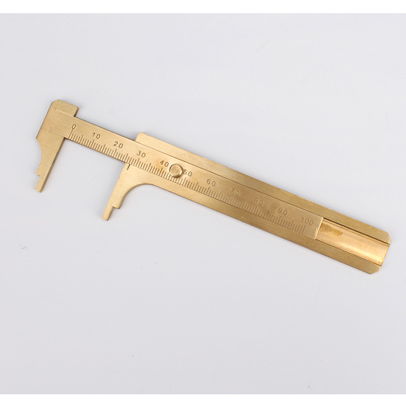 Measure Copper Ruler Buy 0-100mm Metric Copper Sliding Gauge Ruler Measuring Tool For ...