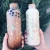 Import Printed Bubble Tea Glass Bottle with Cork from China