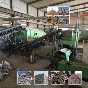 Construction Waste Separator Processing Line Concrete Waste Crushing Sorting Recycling Machine