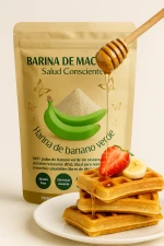 Harina de banano verde