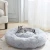 Import Wholesale Washable Round Dog Beds House Soft Long Plush Best Pet Dog Bed For Dogs Basket Cushion Cat Bed Cat Mat from China