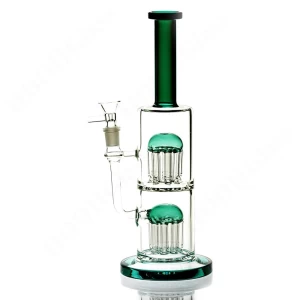 Double 12-Arm Tree Perc Water Pipes