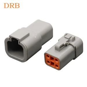 DRB high current DTP04-4P/DTP06-4S suitable for engine engineering vehicle LED spotlight power plug