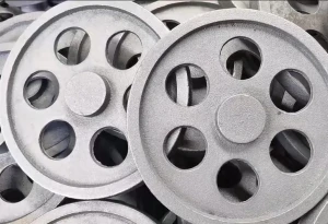 Cast iron pulley