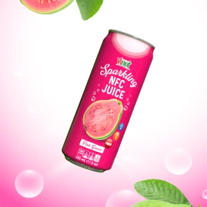 330ml Pink Guava Juice With Sparkling VINUT Hot Selling Free Sample, Private Label, Wholesale Suppliers (OEM, ODM)