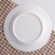 Import Hotel Restaurant Tableware Set Pure White Bone China Flat Dish round Plate Western Steak Light Elegant Fine Dining Buff from China