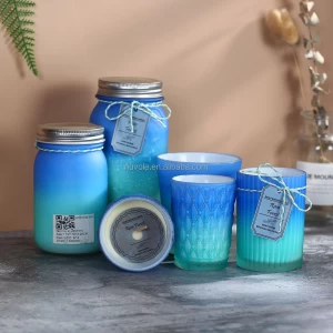 Blue Lavender Soy Wax Scented Candles