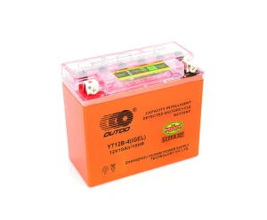 OUTDO Capacity Intelligent Detected Motorcycle Battery YT12B-4(iGEL)