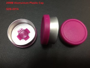 Aluminium caps and flip off caps