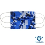 3 Ply Disposable Face Mask Fashionable Color White Blue Adult Children