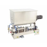 ingle head semi automatic jam chilli  sauce filling machine,tomato paste filler with mixer hopper