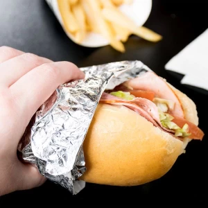 Burger Wrapping Sheets with Aluminium Foil & Paper