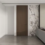 Modern Painted Interior Door with Smooth Finish GS020