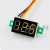 Import 0.36 inch 3 Wires LED Panel Voltage Meter 3-Digital LED Display Voltmeter DC 4-30V working voltage DC0-100V test voltage range from China