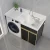 Import Washing  space aluminum washing machine cabinet cabinet laundry  partner corner cut custom from China