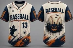 Custom Halloween Baseball Jersey Oogie Boogie Bash Design - Sublimation Team Jersey